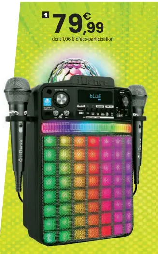 Offre: Karaoke system with microphones