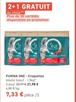 Offre: PURINA ONE - Croquettes