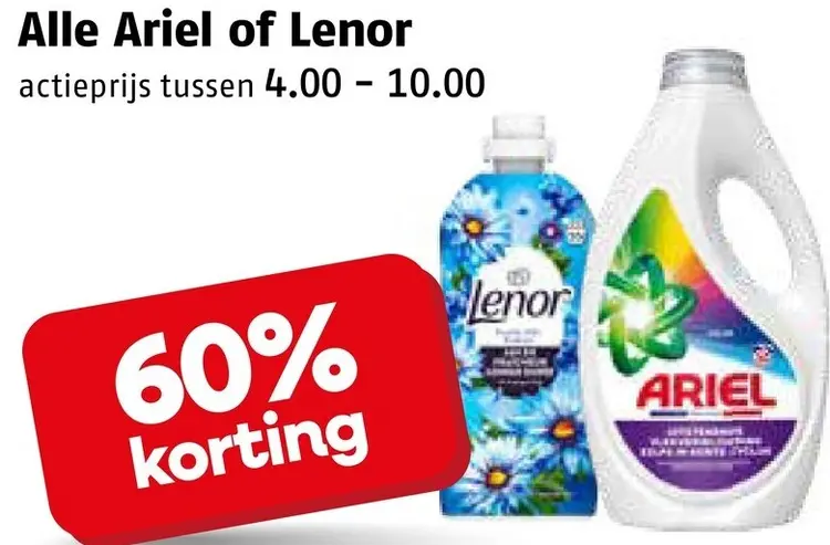 Aanbieding: Wasmiddel of wasverzachter