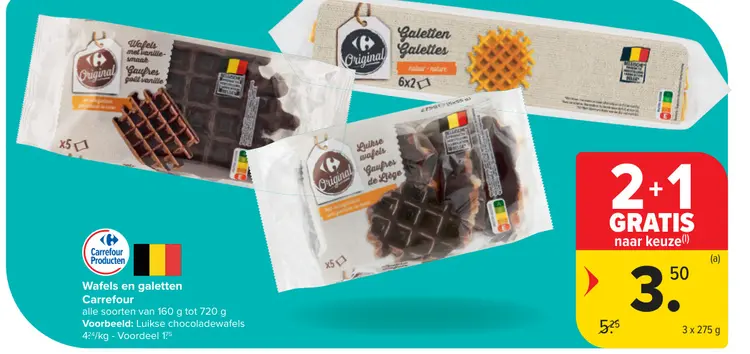 Promotie: Wafels en galetten