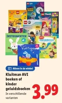 Aanbieding: Kluitman AVI boeken of kinder geluidsboeken