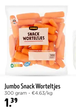 Aanbieding: Snack Worteltjes
