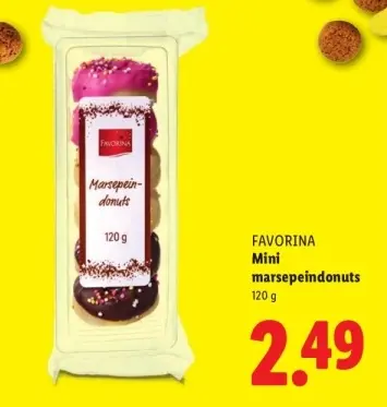 Aanbieding: Mini marsepeindonuts