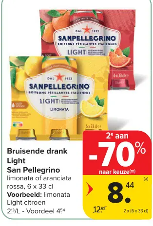Promotie: Bruisende drank Light