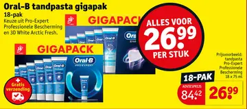Aanbieding: Oral-B tandpasta gigapak