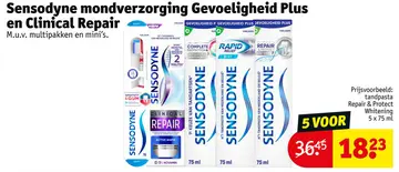 Aanbieding: Mondverzorging Gevoeligheid Plus en Clinical Repair