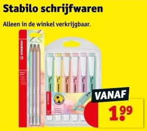 Aanbieding: Schrijfwaren