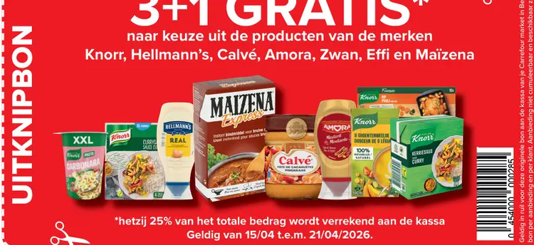 Promotie: 3+1 gratis