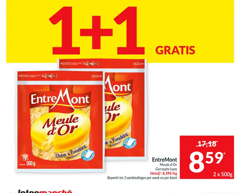Promotie: Meule d'Or Geraspte kaas