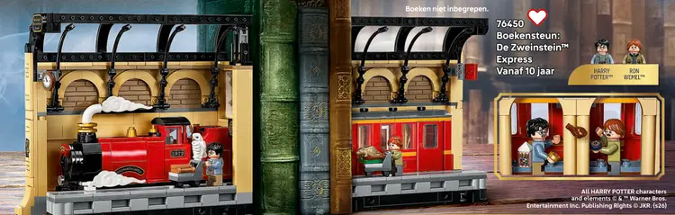Aanbieding: LEGO Harry Potter 76450 Boekensteun: De Zwein