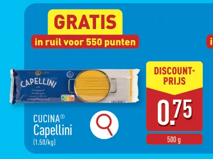 Promotie: Capellini