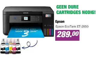 Aanbieding: Epson EcoTank ET-2850