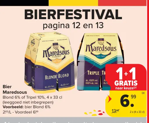 Promotie: Bier Maredsous