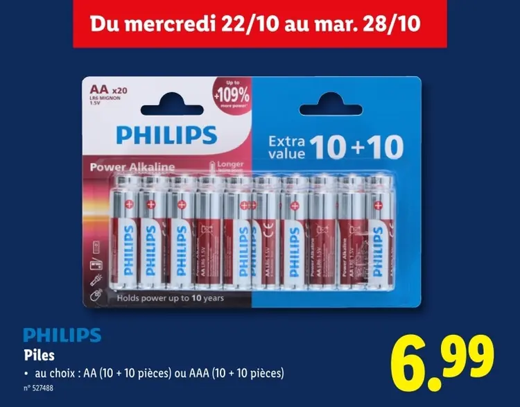Offre: Piles