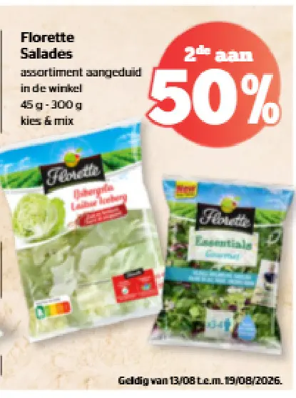 Promotie: Salades