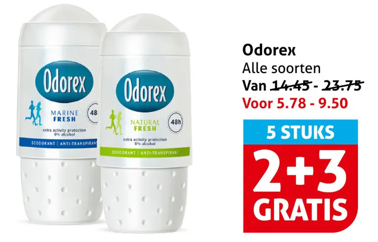 Aanbieding: Odorex alle soorten