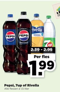 Aanbieding: Pepsi , 7up of Rivella