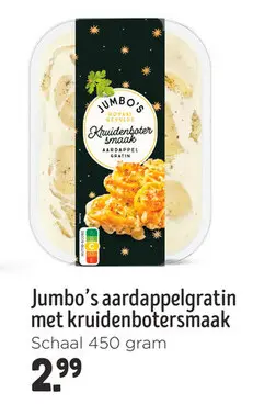 Aanbieding: Jumbo's aardappelgratin met kruidenbotersmaak
