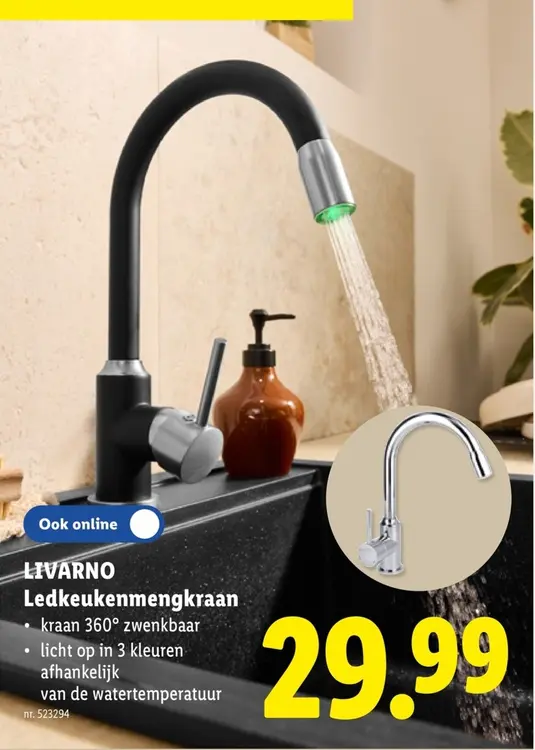 Promotie: Ledkeukenmengkraan