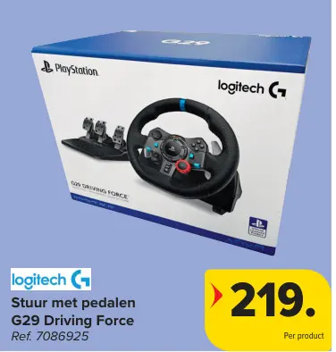 Promotie: Stuur met pedalen G29 Driving Force