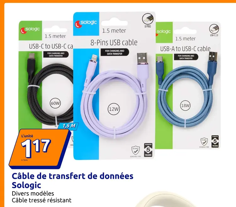 Offre: Câble de transfert de données