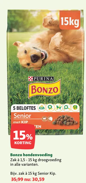 Aanbieding: Hodenvoeding 1,5-15kg droogvoer