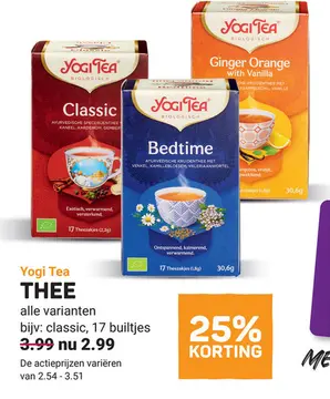 Aanbieding: Yogi Tea Thee