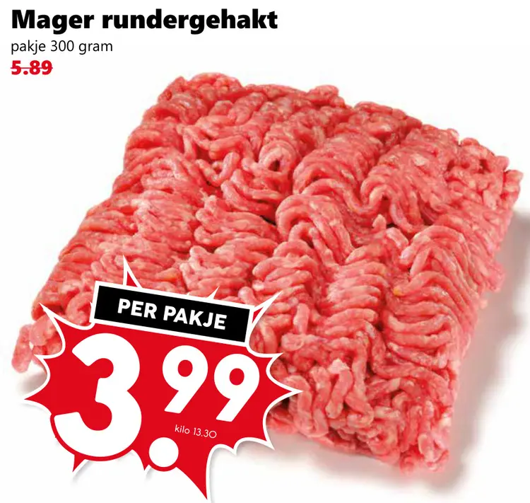Aanbieding: Mager rundergehakt