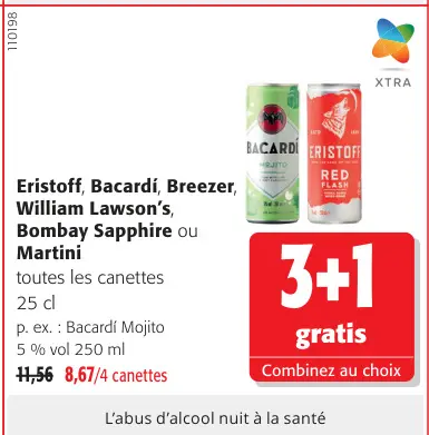 Offre: Toutes les canettes