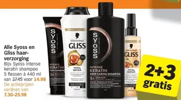 Aanbieding: Alle Syoss en Gliss haarverzorging