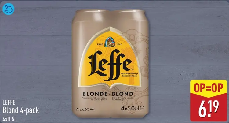 Aanbieding: Blond 4-pack