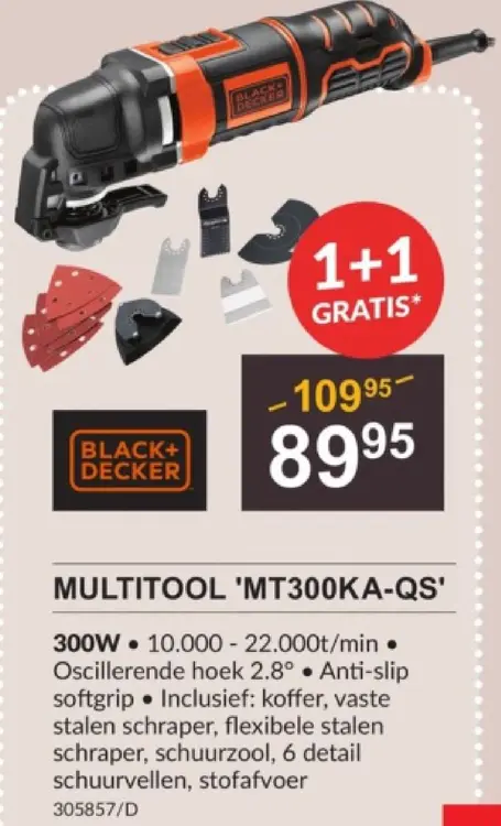 Promotie: Multitool 'mt300ka-qs'