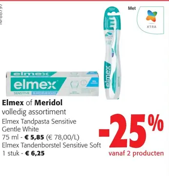 Aanbieding: Elmex of Meridol volledig assortiment