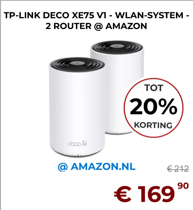 Aanbieding: Deco xe75 v1 - wlan-system