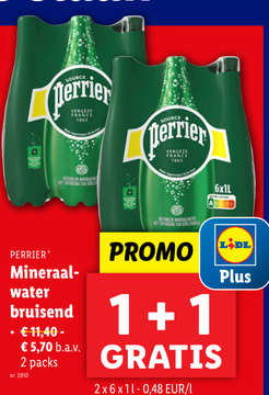 Aanbieding: PERRIER Mineraal-water bruisend