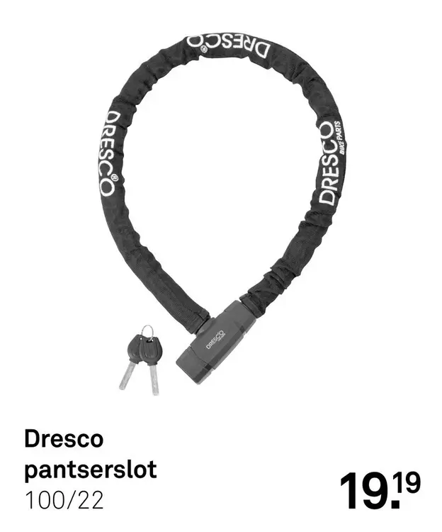 Aanbieding: Dresco pantserslot