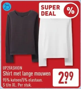 Aanbieding: Shirt met lange mouwen
