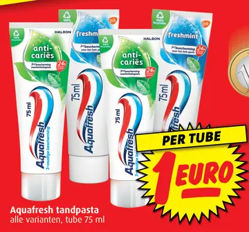Aanbieding: Aquafresh tandpasta