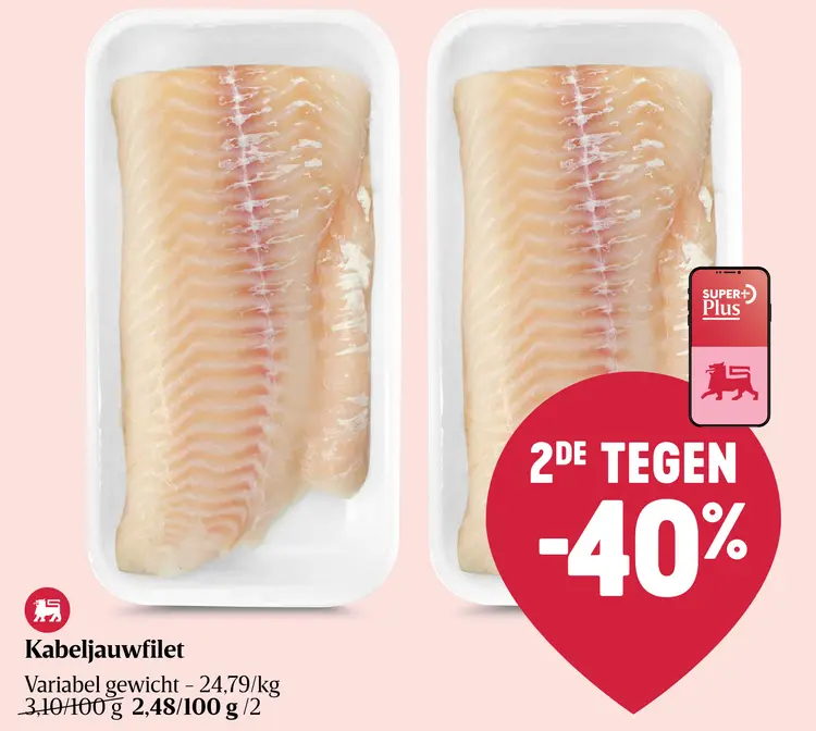 Promotie: Kabeljauwfilet