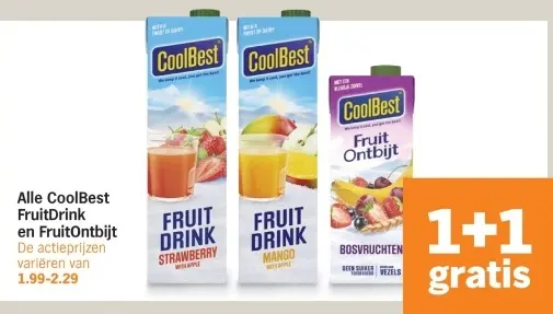 Aanbieding: FruitDrink en FruitOntbijt