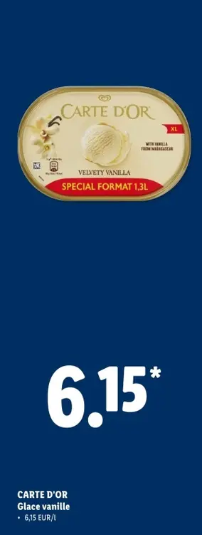 Offre: Glace vanille