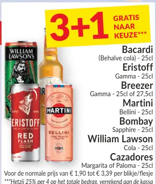 Promotie: Mixdranken