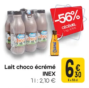 Offre: Lait choco écrémé