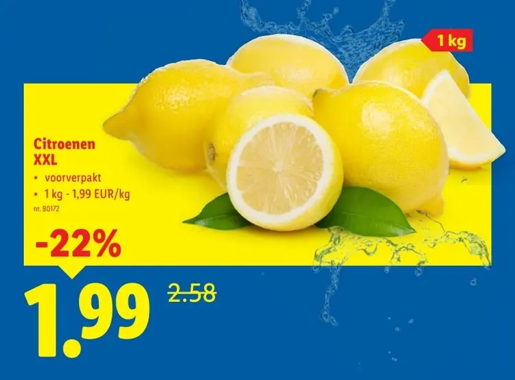 Promotie: Citroenen XXL