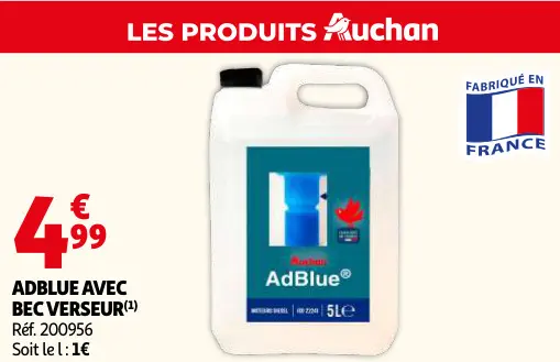 Promotie: Adblue avec bec verseur