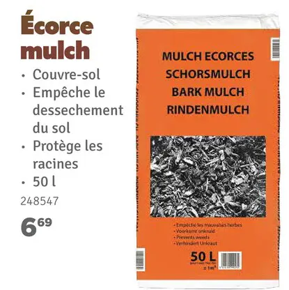 Offre: Écorce mulch