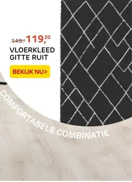 Aanbieding: VLOERKLEED GITTE RUIT