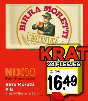 Aanbieding: Birra Moretti Pils