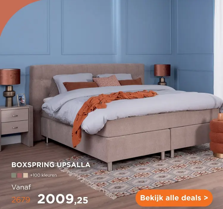 Aanbieding: Boxspring Upsalla
