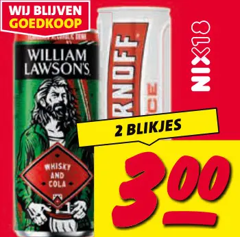 Aanbieding: Premix blikjes